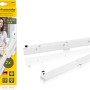Schellenberg Universal-Fensterlüfter Starterset, 2er-Pack, weiße Fenster-Zubehör zur Luftzirkulation.