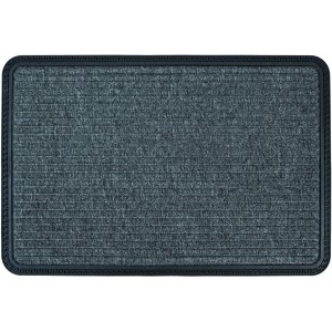 Astra Fußmatte Border Star, ca. 50x80 cm, Grau. Schmutzfangmatte mit Rillenstruktur und Bordüre.