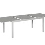 Merxx Amalfi di Lusso Ausziehtisch, Gartentisch für Gartenmöbel-Sets, Aluminium/Textil, 200/300 x 110 x 75 cm