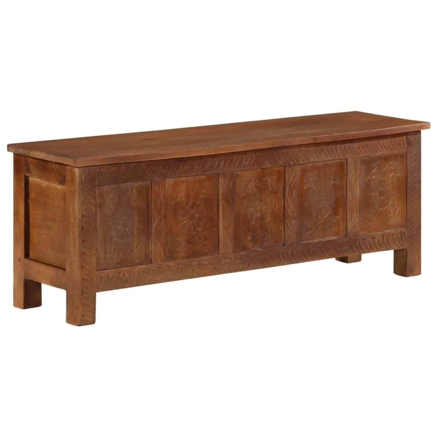 vidaXL Truhe 110x30x40 cm Massivholz Mango 328310