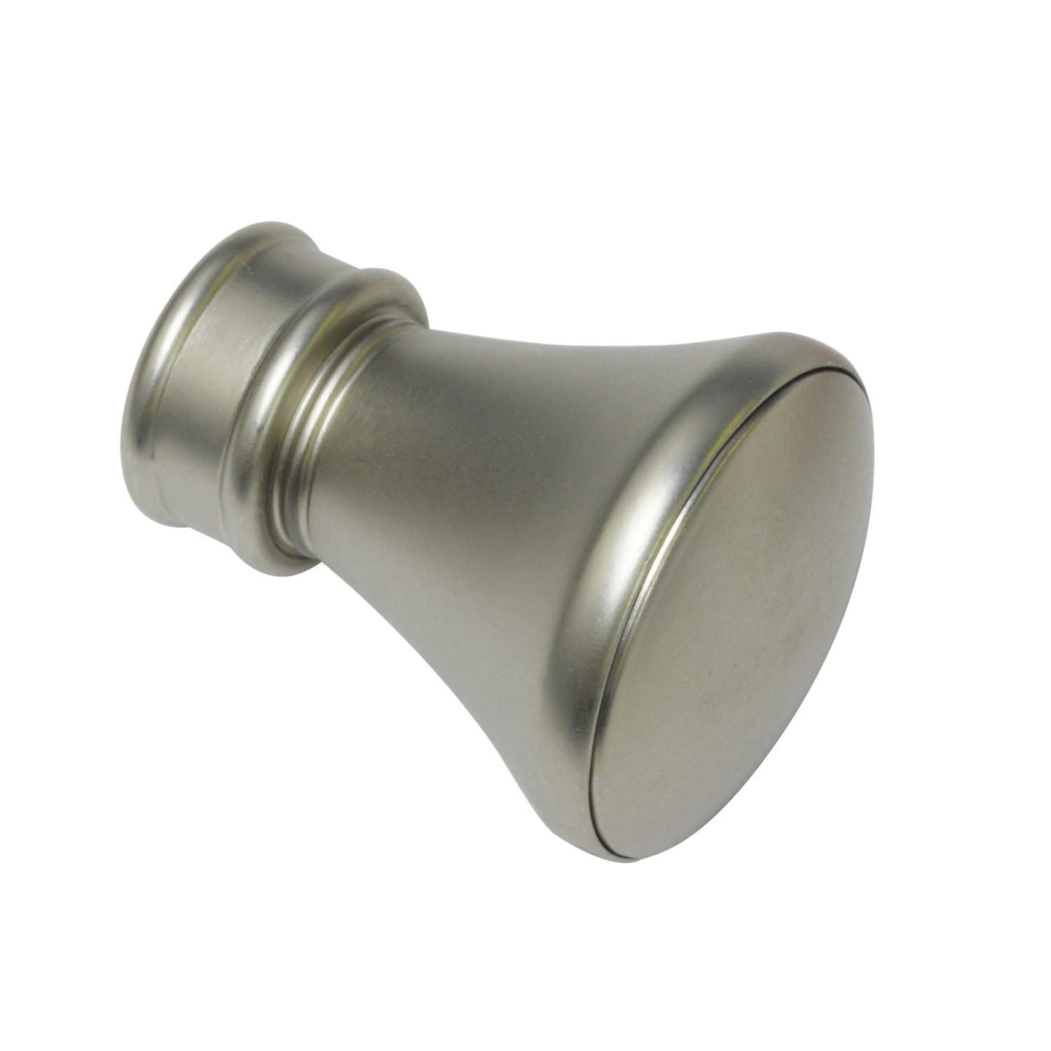 Gardinia Endstück Europa Lago, silber-satin, für 19 mm Stangen.