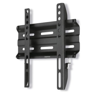 Schwarze Hama TV-Wandhalterung für 48-122 cm (19-48 Zoll) Fernseher, starr.