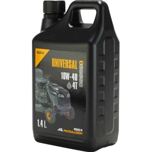 McCulloch 4-Takt Öl 10W/40, 1,4 l, für Kettensägen und Gartengeräte.