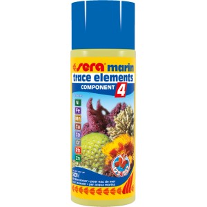 Sera Marin Component 4: Salzwasseraufbereiter mit Spurenelementen für Aquarien.