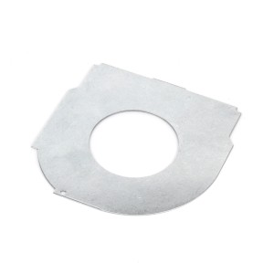 Avosdim Abweisblech für Rollladen-Blendkappen, 180mm Ø, Metall