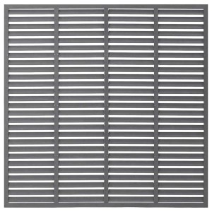 vidaXL Lamellenzaun WPC 180x180 cm Grau 318107