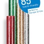 Steinel Glitzer Klebesticks, 16 Stk. in verschiedenen Farben. Ideal zum Basteln.
