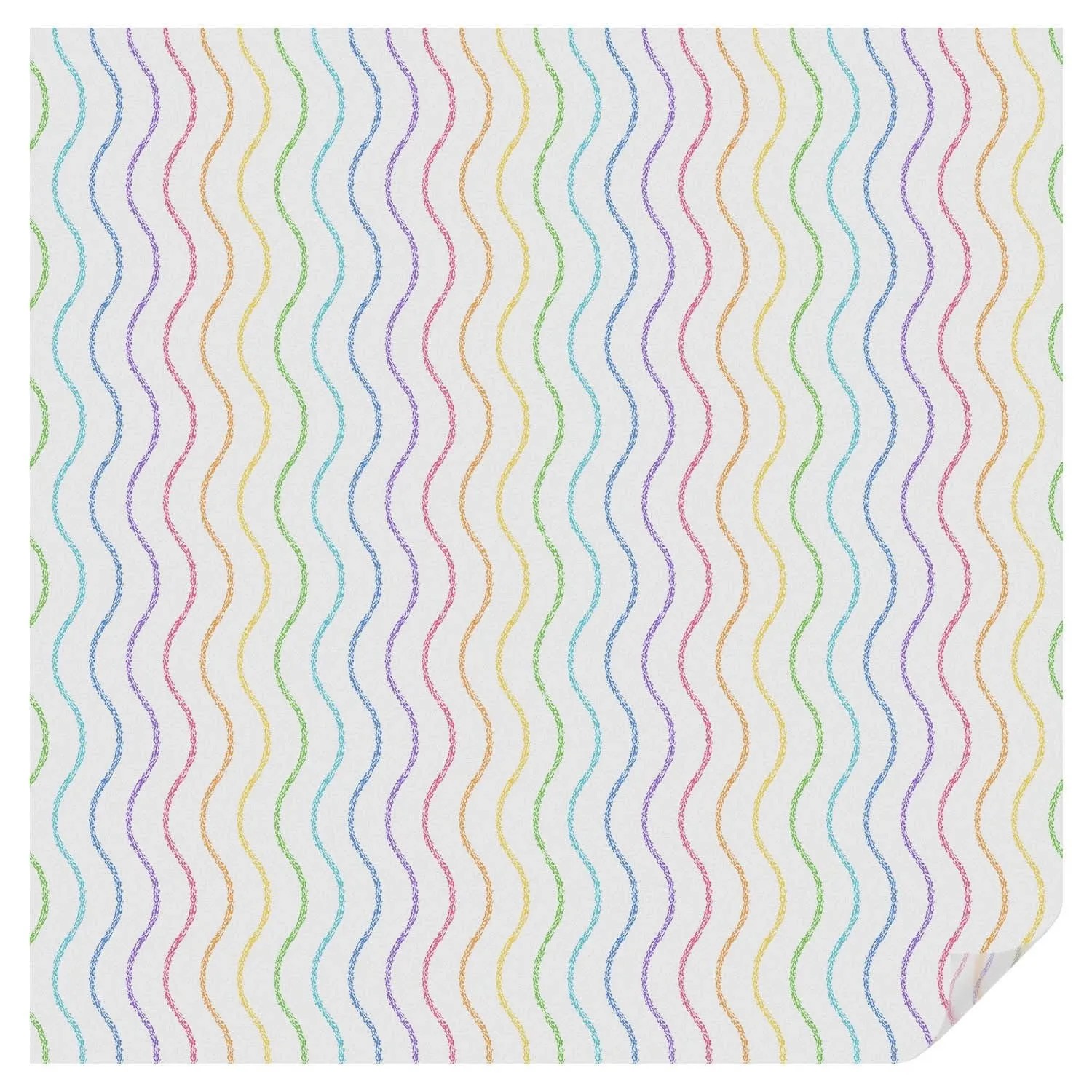 Tulup Fensterfolie Regenbogenlinien Sichtschutzfolie Fenster 100x100 cm Wei günstig online kaufen