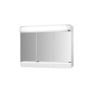 Sieper Spiegelschrank Alida 68,3 cm x 54,5 cm Weiß Hochglanz