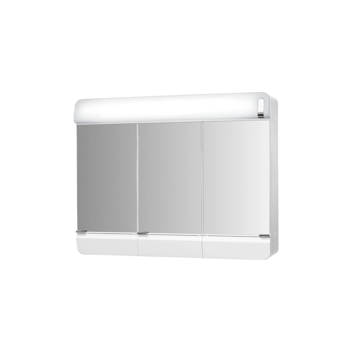 Thumbnail - Sieper Spiegelschrank Alida 68,3 cm x 54,5 cm Weiß Hochglanz