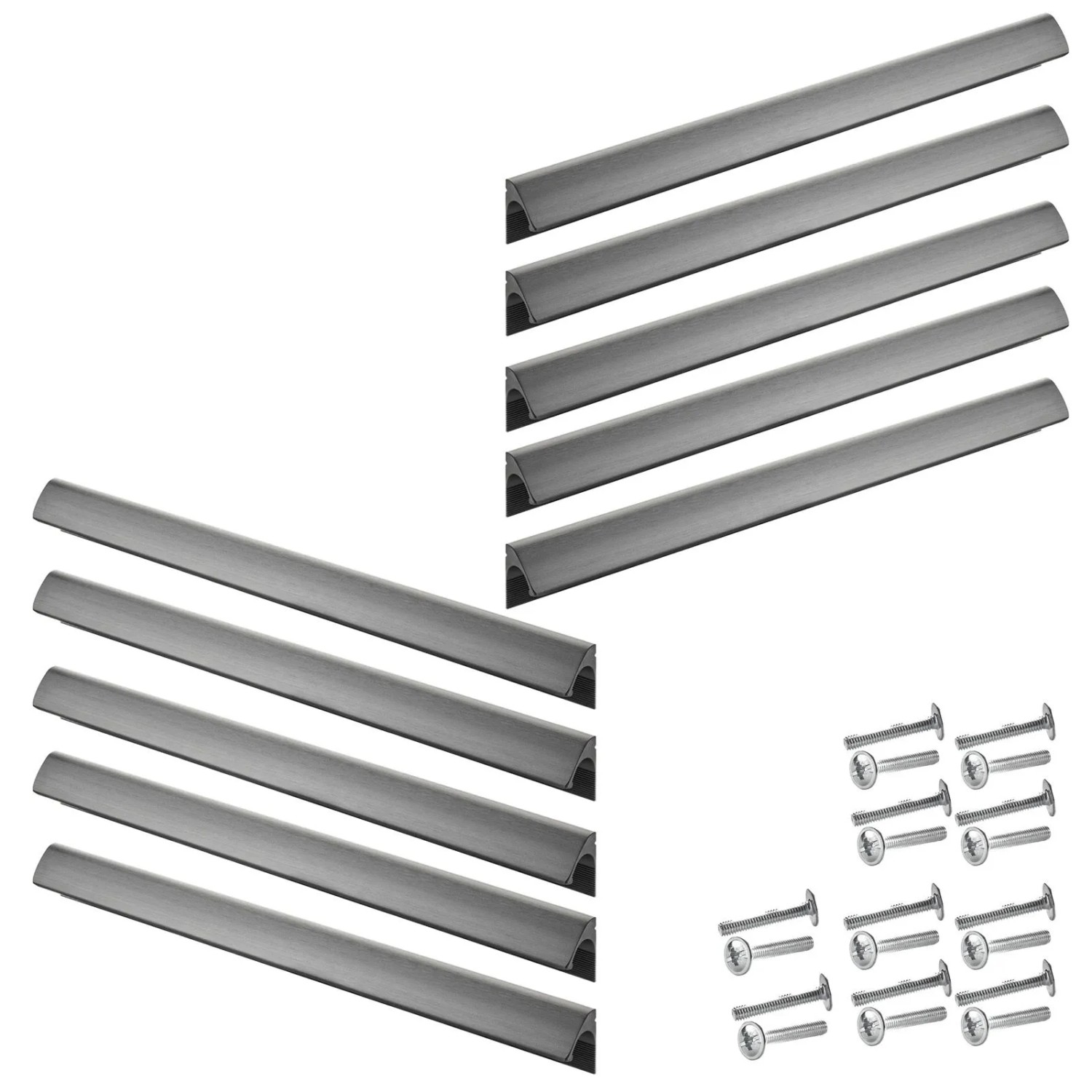 Thumbnail - SOTECH 10x Griffleiste Blackline ELEGANCE BA 320 mm Schwarz Matt Eloxiert