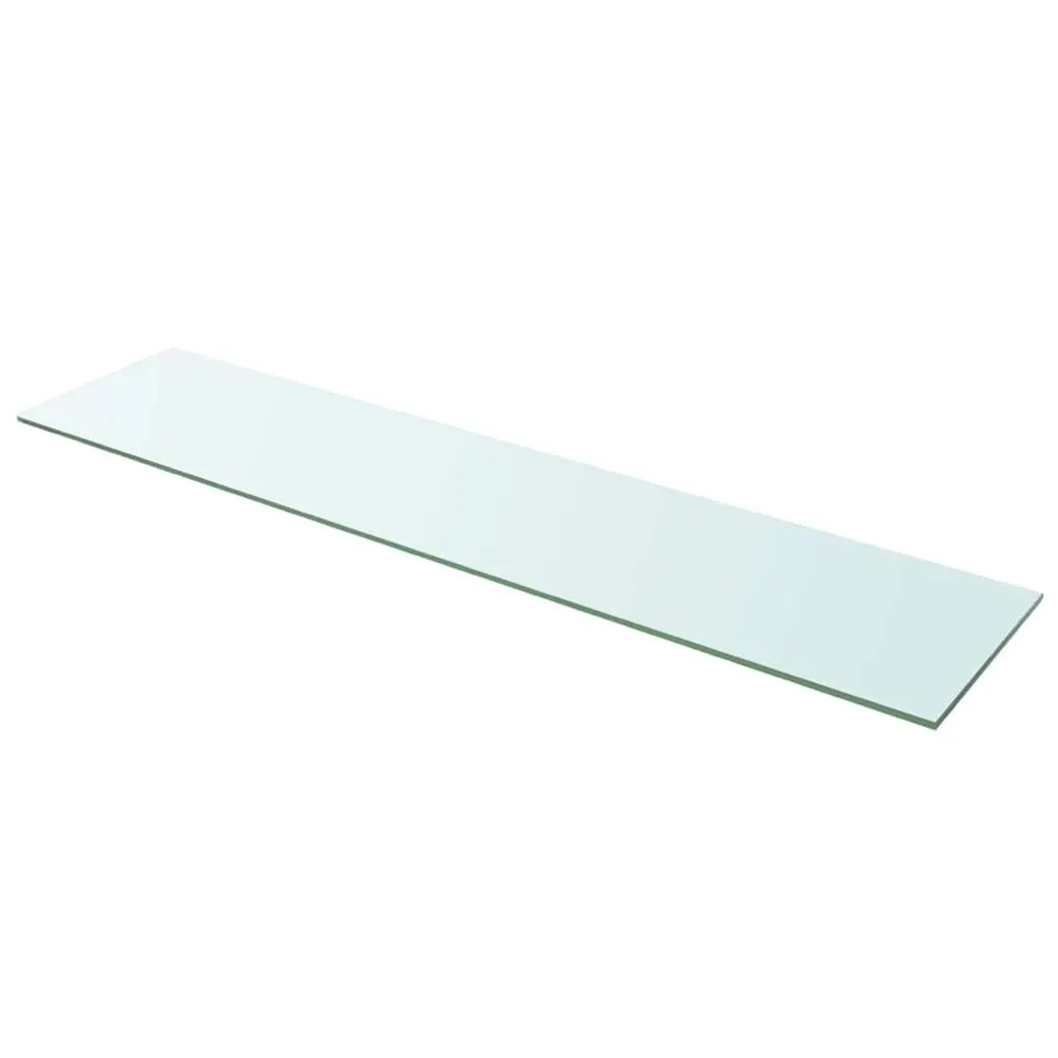 vidaXL Regalboden Glas Transparent 110x25 cm 243850