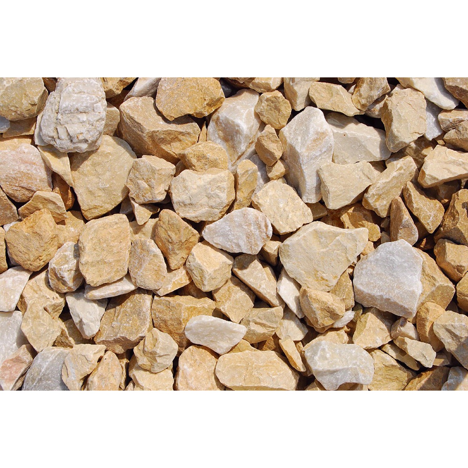 Marmorbruch Gold-Ocker 25 - 50 mm 1000 kg Big-Bag