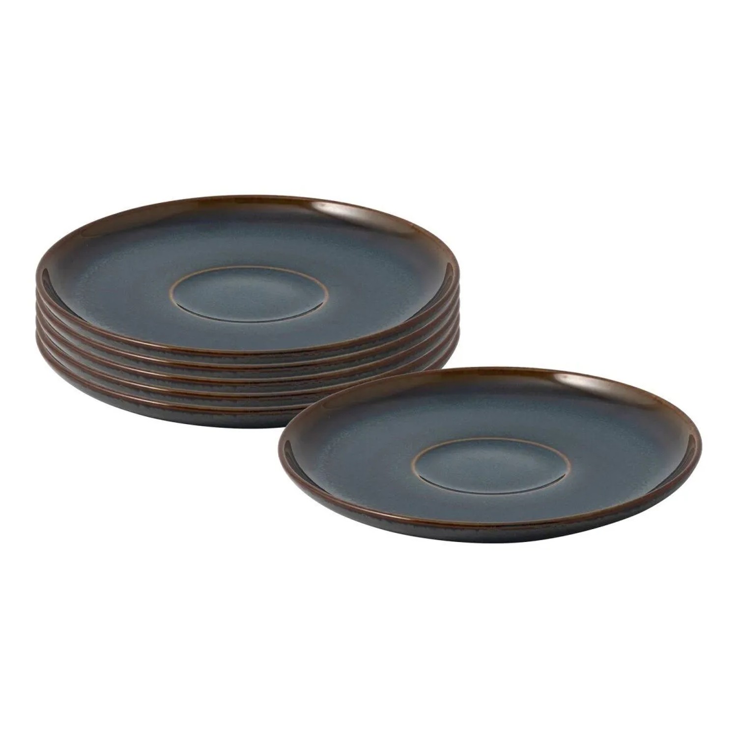 like. by Villeroy & Boch Crafted Kaffeeuntertassen 14,9 cm 6er Set Denim