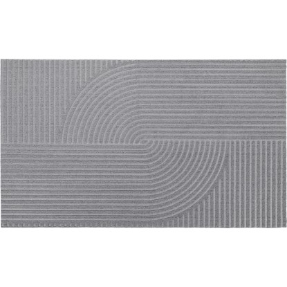 Türmatte Struktur Hellgrau 70 cm x 120 cm