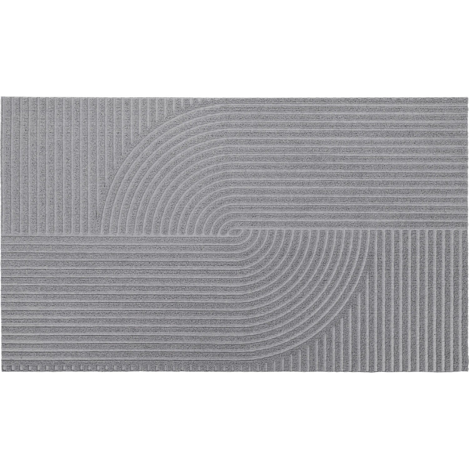 Türmatte Struktur Hellgrau 70 cm x 120 cm
