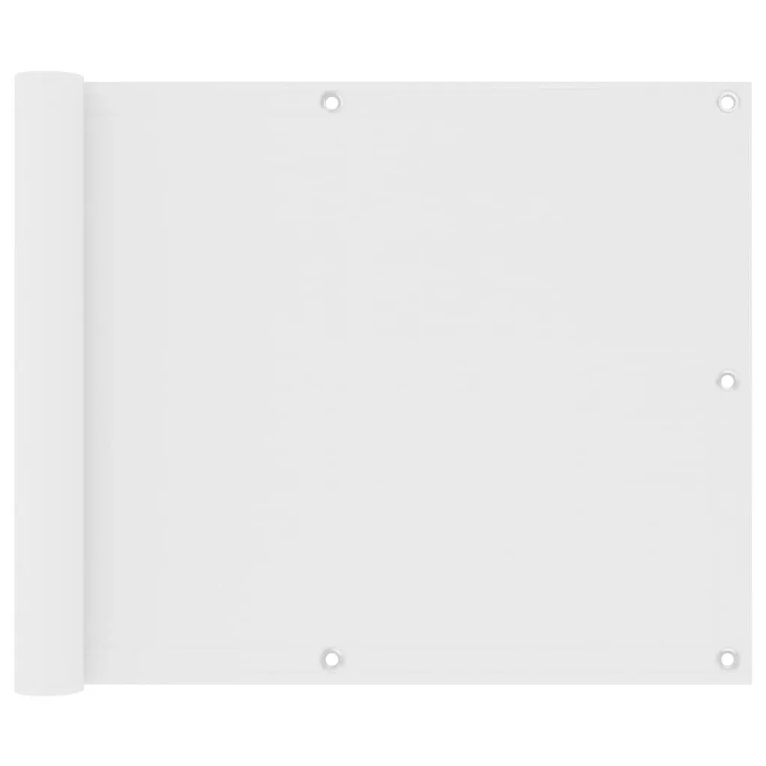 Thumbnail - vidaXL Balkon-Sichtschutz Weiß 75x400 cm Oxford-Gewebe 134889