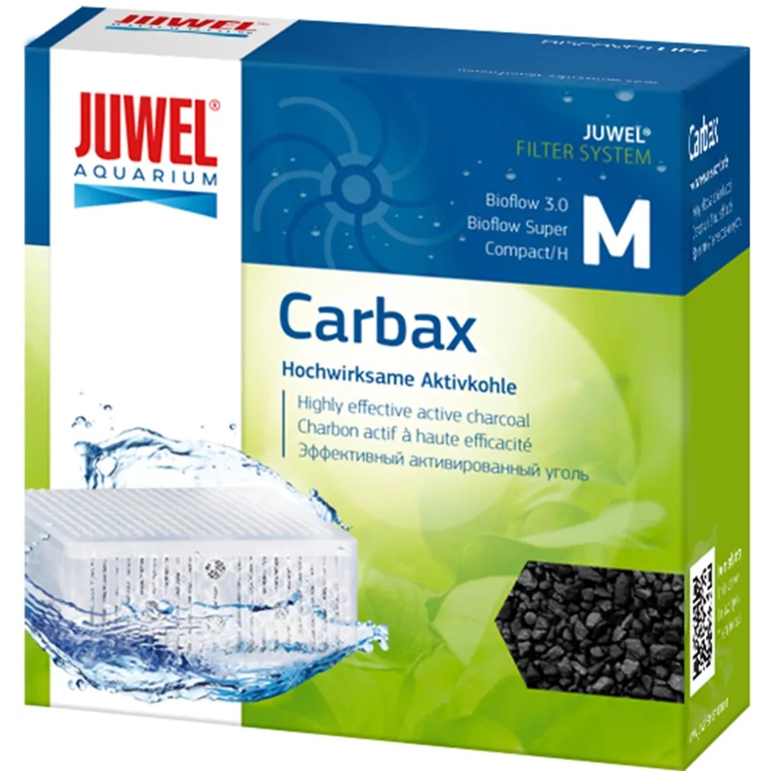 Juwel Carbax Filtermedium für Bioflow: Aktivkohle für kristallklares Aquariumwasser.