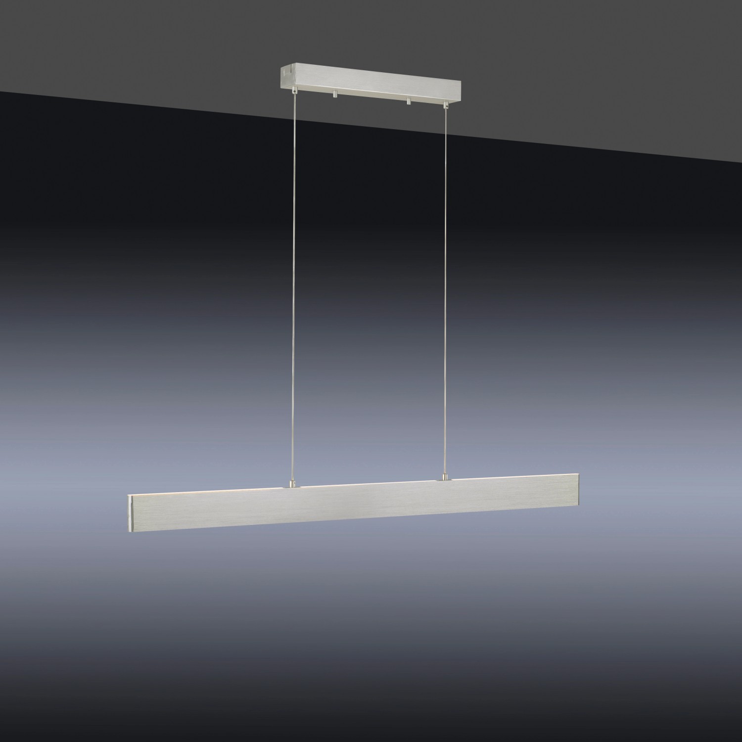 Smarte LED-Pendelleuchte LOLAsmart-Nila aus Aluminium, 121x120cm, für den Innenbereich.