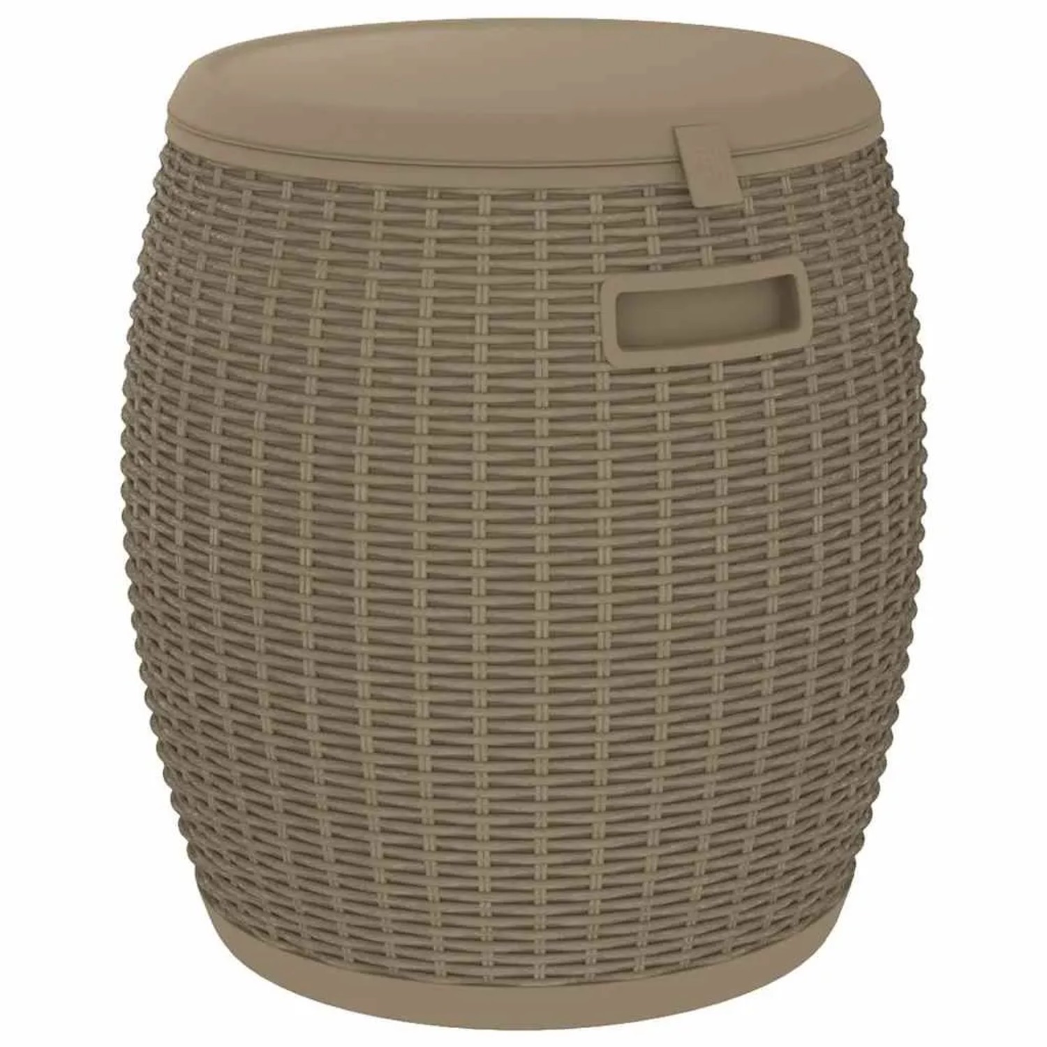 Furnicato 4-in-1 Gartenbox Hellbraun Polypropylen