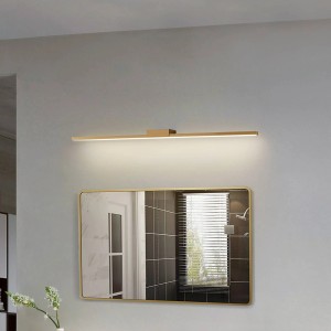 Lucande LED Wandleuchte Wandlampe Bad Kivana 10020133 Spritzwassergeschützt Modern in Kupfer aus Aluminium 1-flammig Badezimmerleuchte