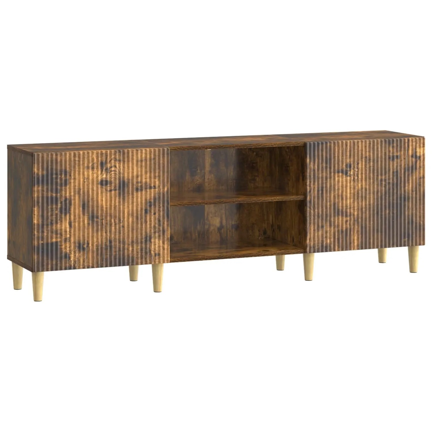 vidaXL TV-Schränk Geräucherte Eiche 150 x 31 x 50 cm Holzwerkstoff 894690