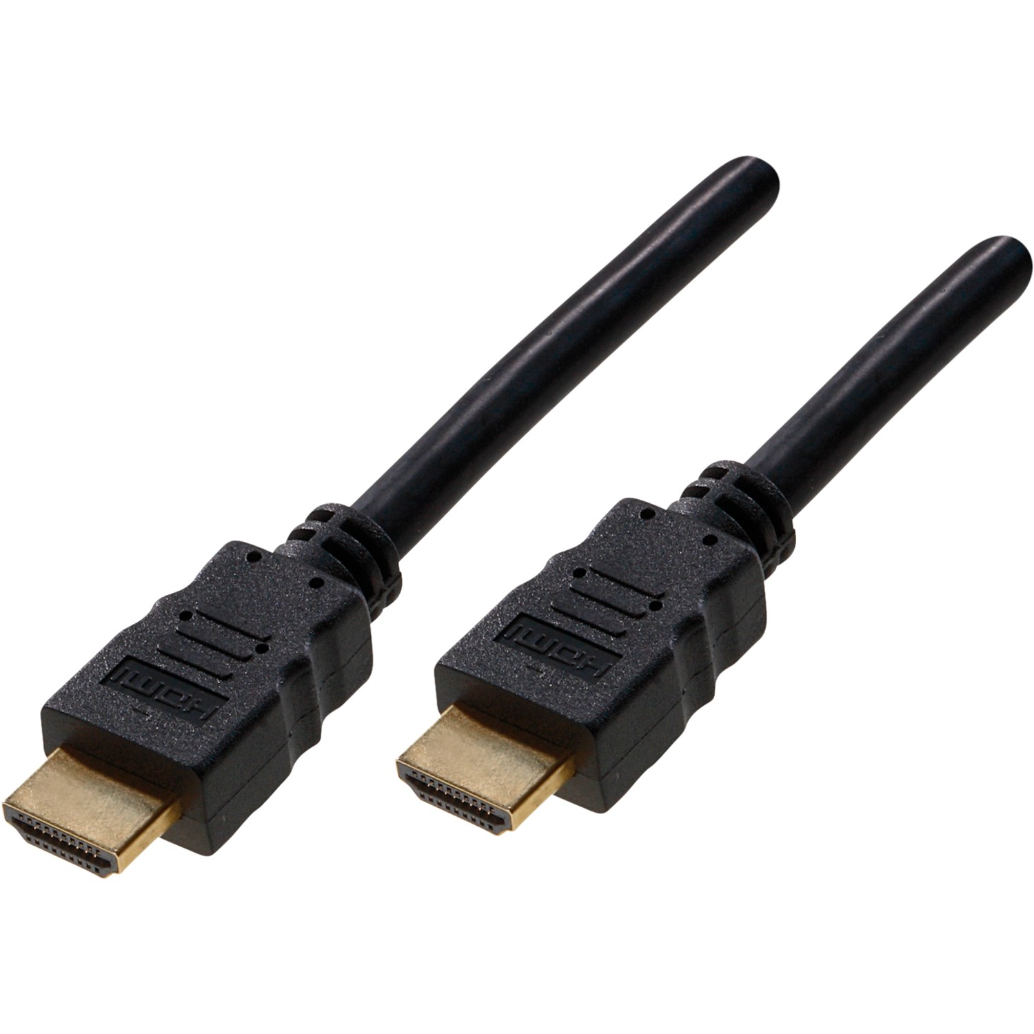 HDMI-Anschlusskabel 0,7 m vergoldet Schwarz HDMI0070 043