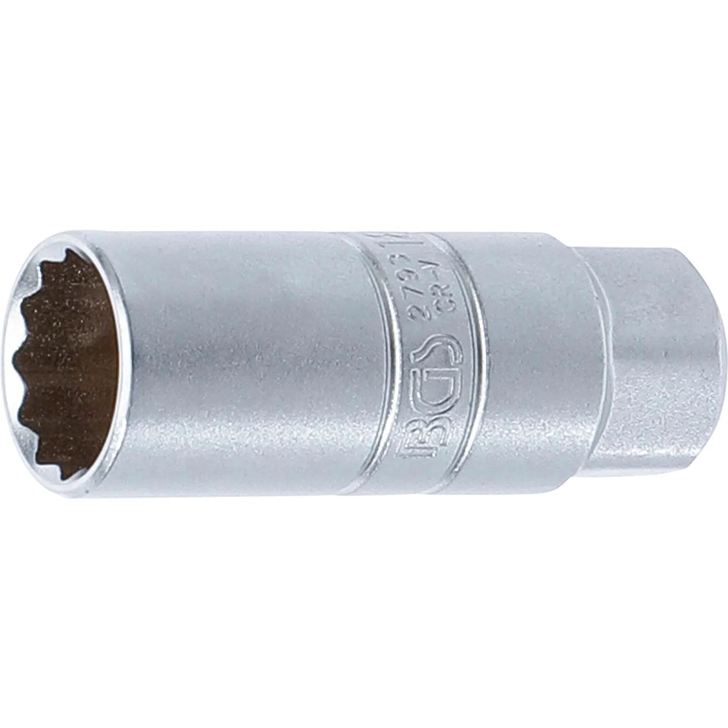 BGS Zündkerzen Einsatz Zwölfkant Antrieb Innenvierkant 10 Mm  3 8 Zoll  SW 18 Mm 2793