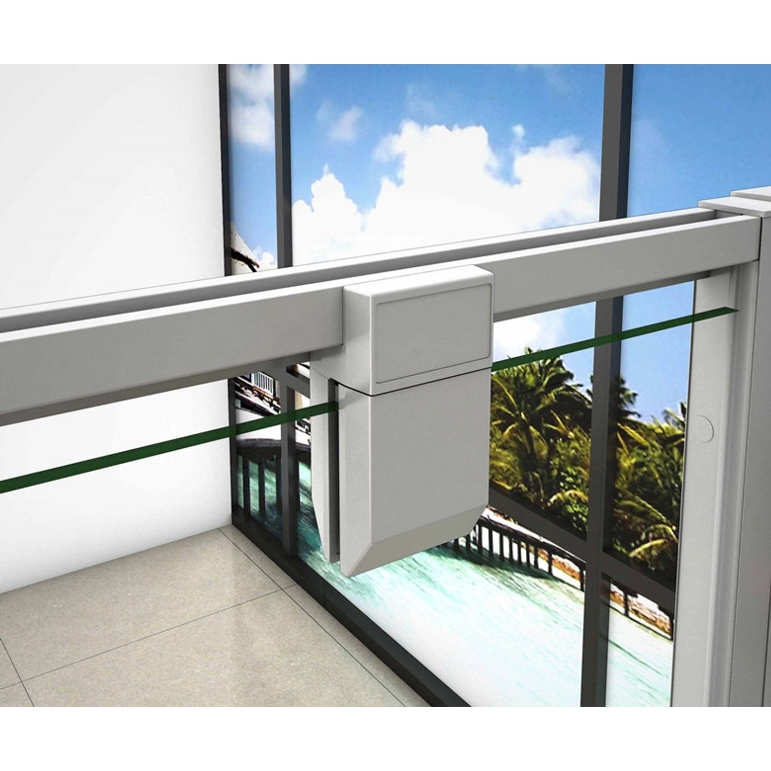 Duschparadies U-Kabine 90 x 90 x 90 cm U-Duschkabine Höhe 185cm Duschtür 5mm ESG Sicherheitsklarglas_8