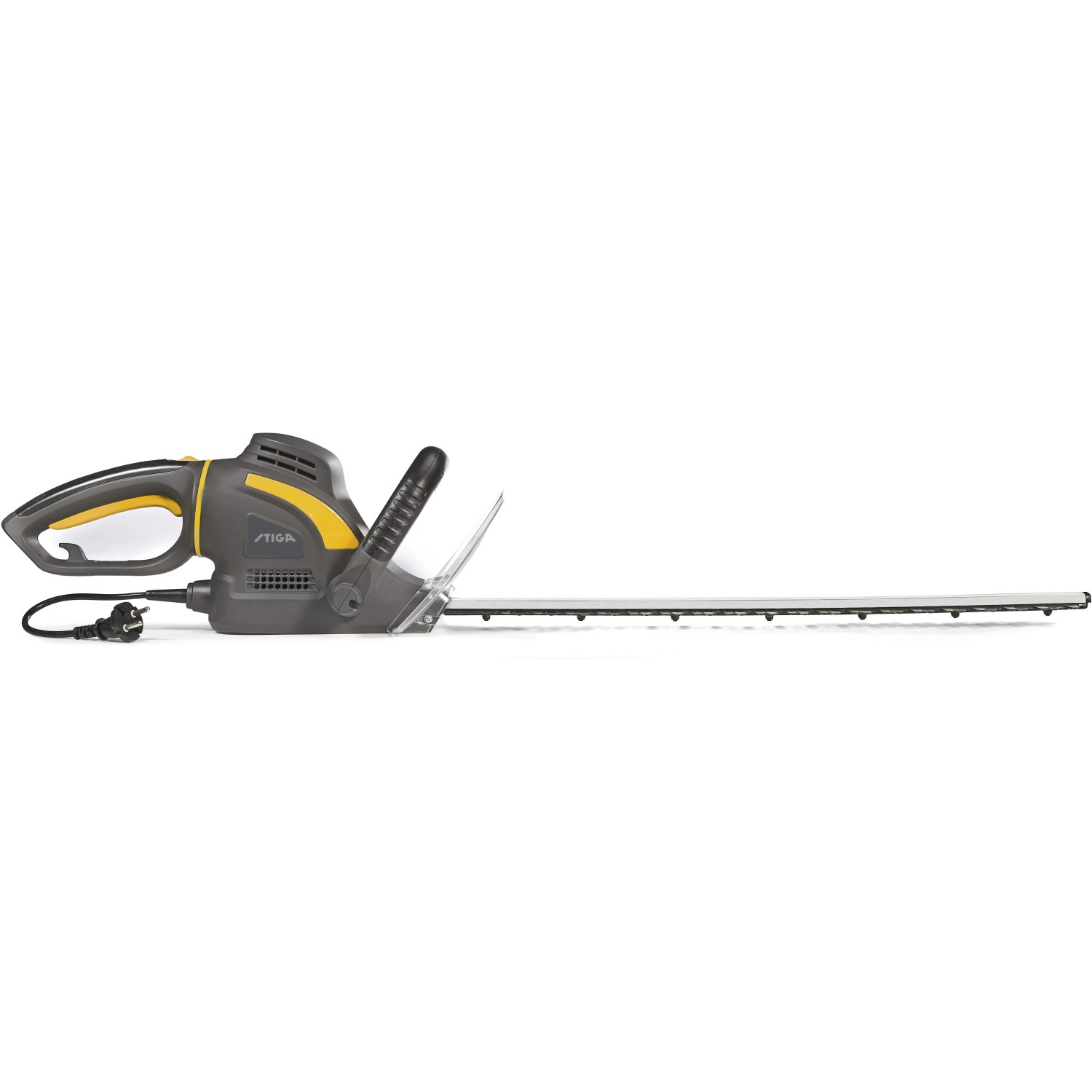 Stiga Elektro-Heckenschere HT 106c, 55 cm Schnittlänge, grau/gelb.