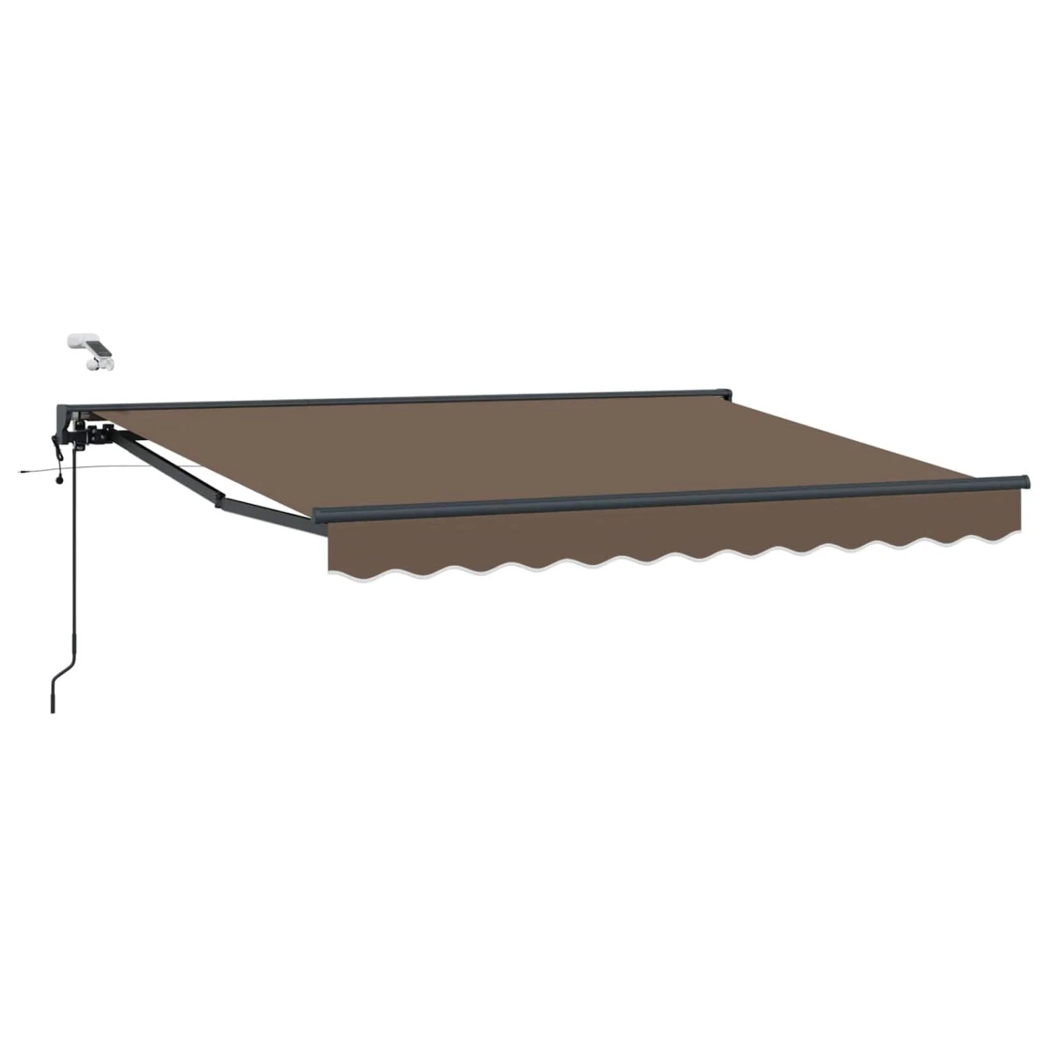 vidaXL Elektrische Ausziehbare Markise Taupe 3,5 x 2 m 3425741