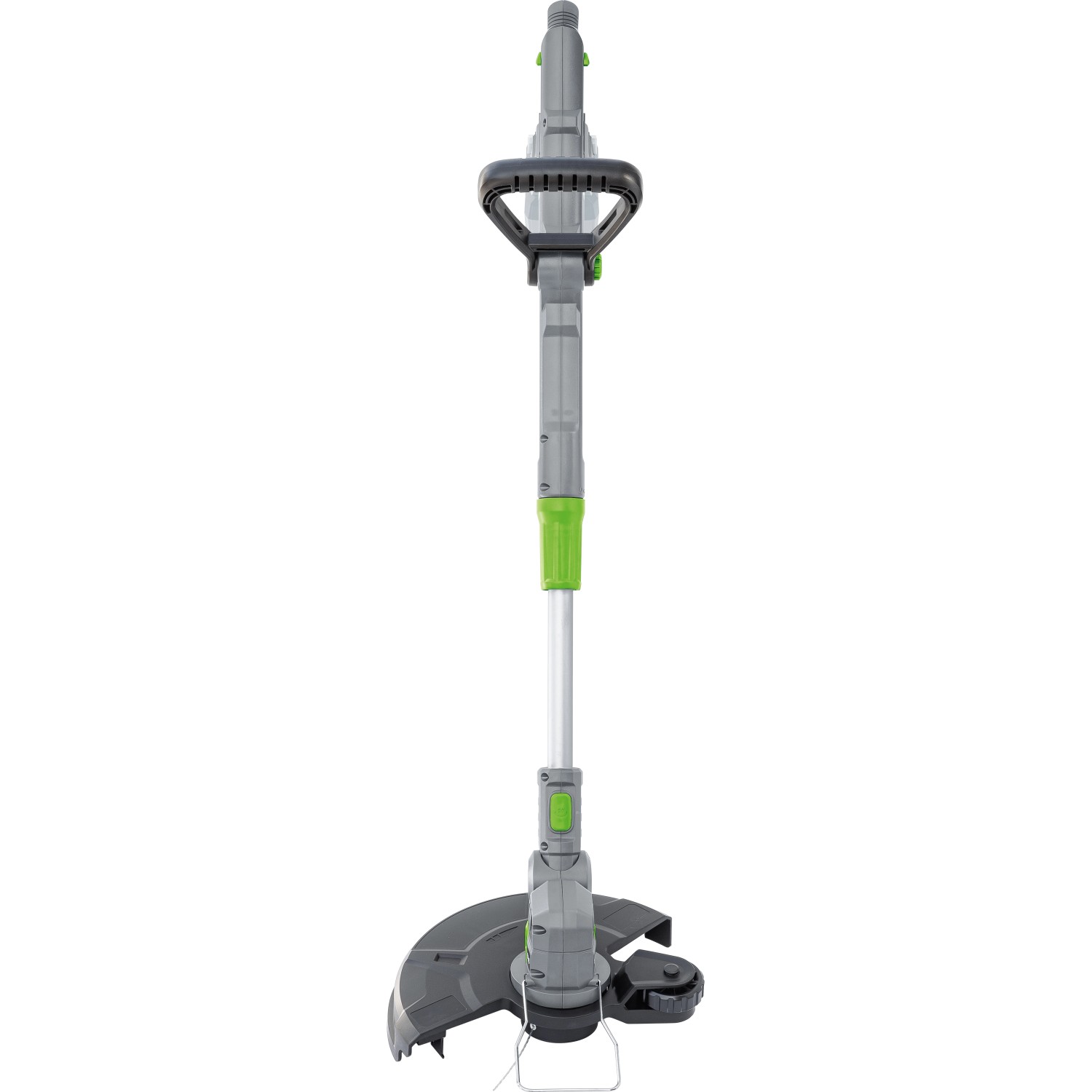 LUX Akku-Rasentrimmer A-RT-20/25: Akku-Trimmer mit Teleskopstiel, drehbarem Kopf und Pflanzenschutzbügel.