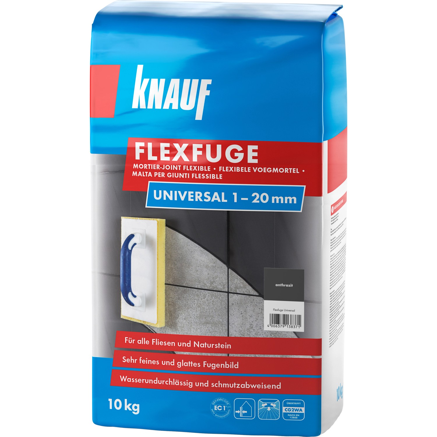 Knauf Flexfuge Universal Anthrazit 10 kg kaufen bei OBI