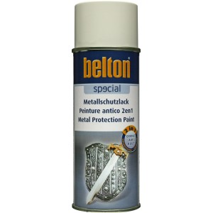 Belton Special Metallschutzlack, Weiß glänzend, 400ml Spraydose für Rostschutz und Lackierung.