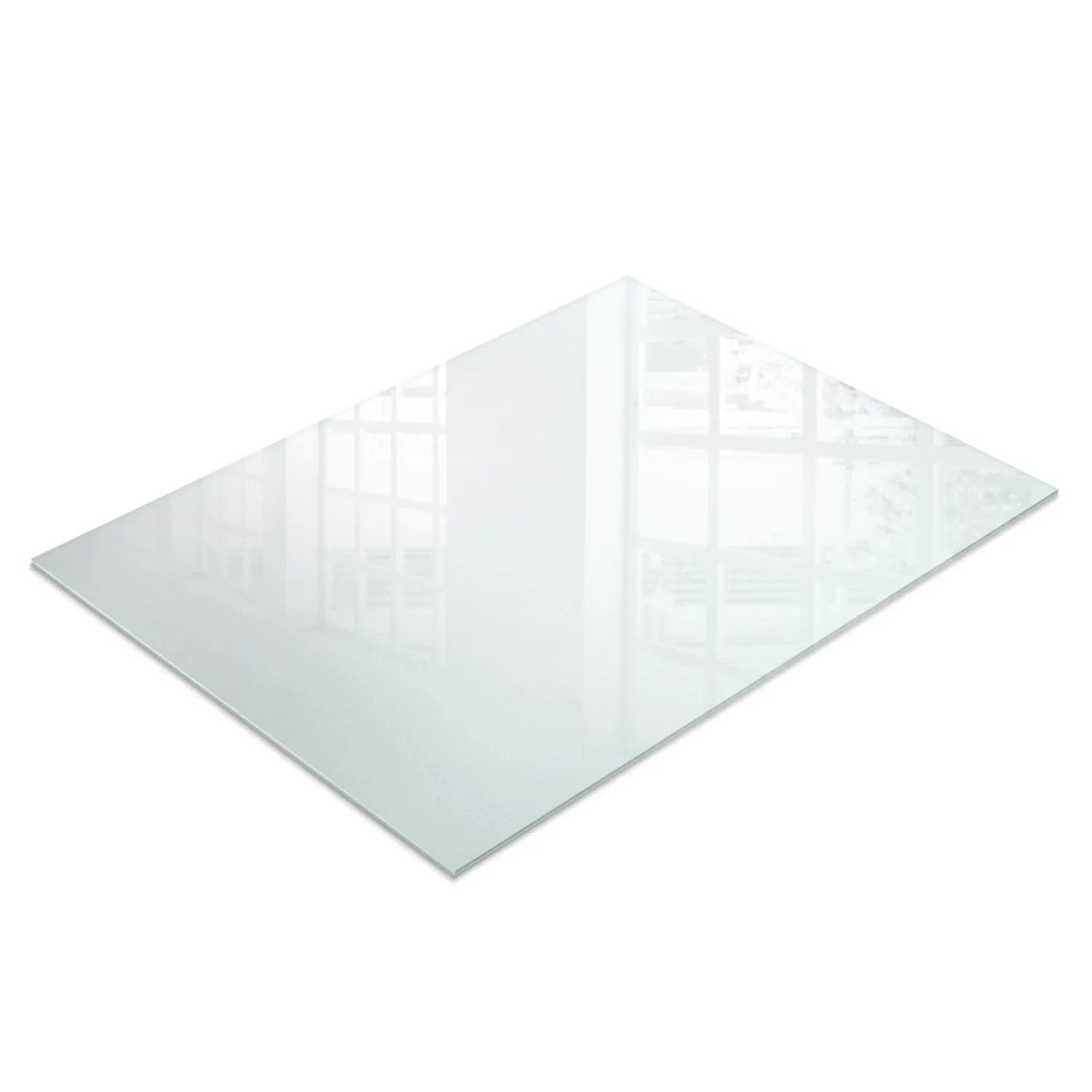Tulup Tischplatte Glastischplatte Mattiert 80x60 cm Tischplatte Rechteckig Satiniert Glasplatte für Tisch Matt