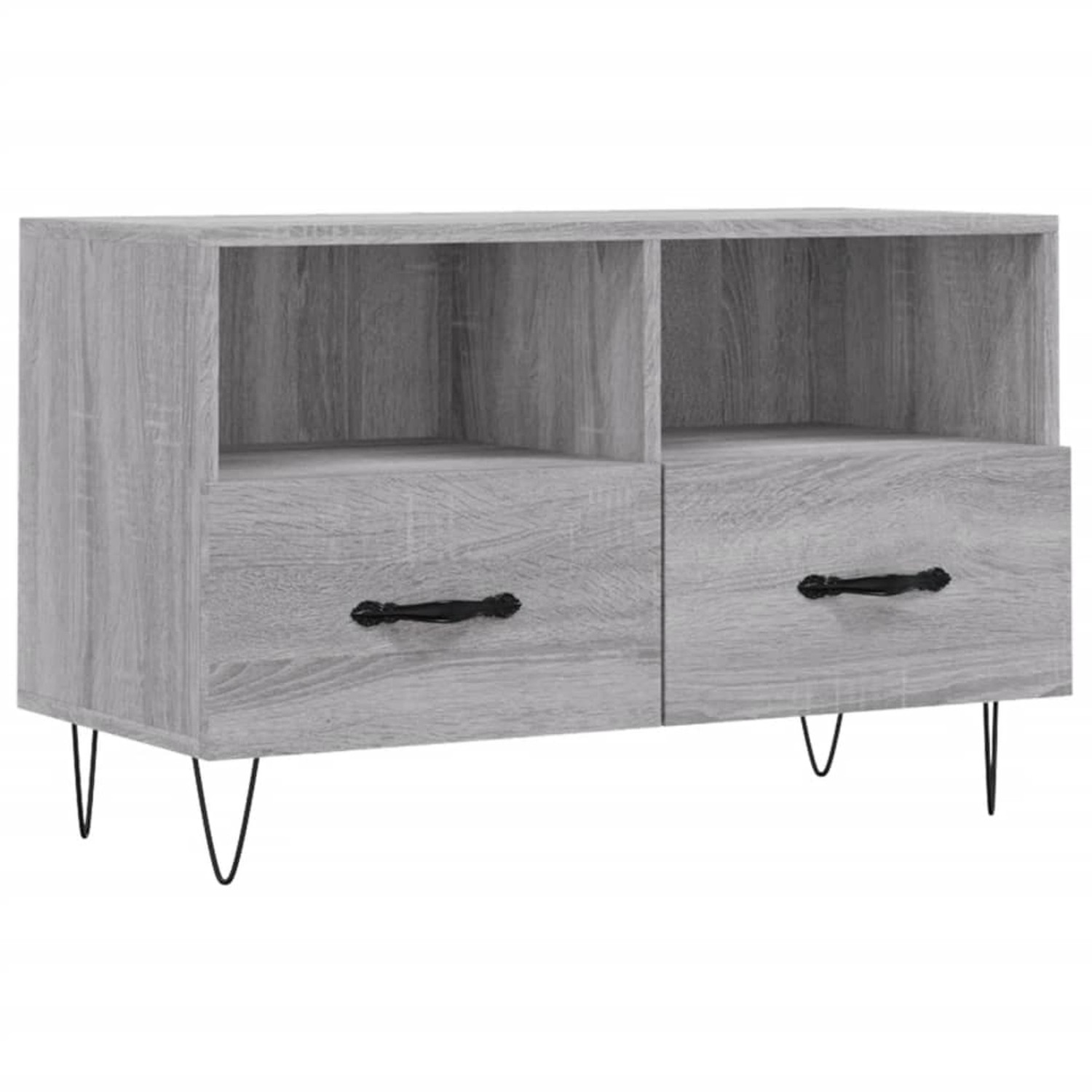 VidaXL TV-Schrank Grau Sonoma 80x36x50 cm Holzwerkstoff  Modell 5 günstig online kaufen