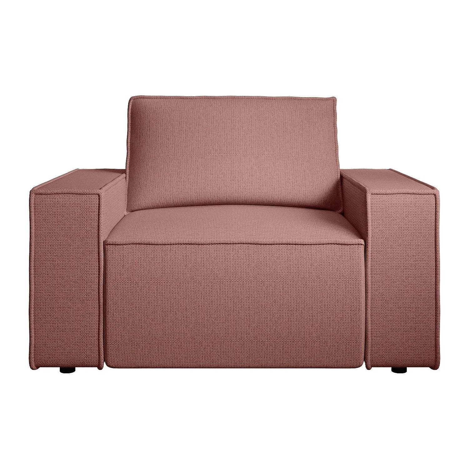 Vente-unique Sessel Mit Gerader Rückenlehne Amelia Terracotta 120 cm