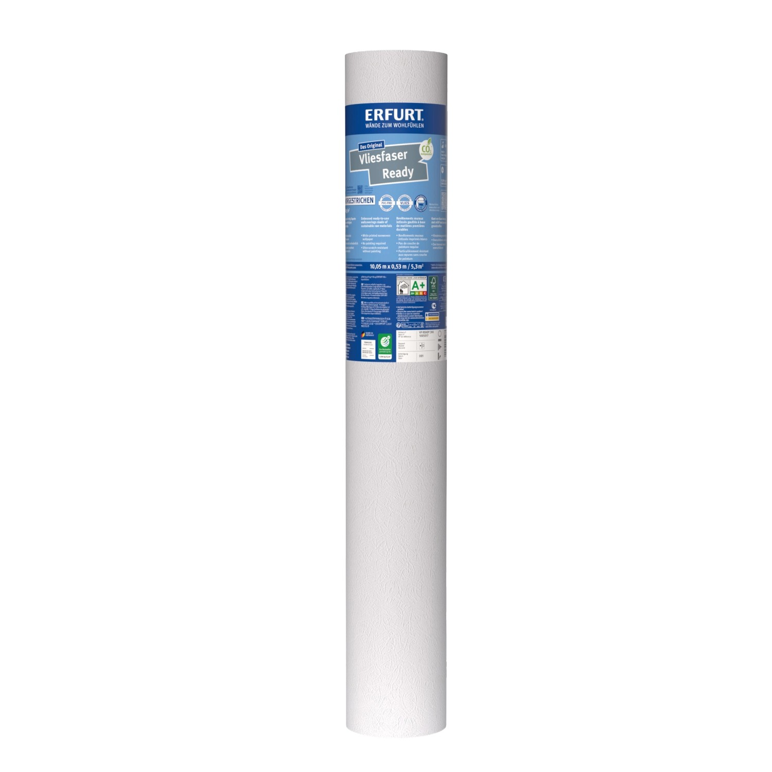 Erfurt Vliesfaser Ready 306 Weiß 10,05 m x 0,53 m günstig online kaufen