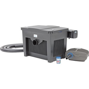 Oase BioSmart Set 18000 Durchlauffilter mit Pumpe und UVC-Gerät für Teiche.