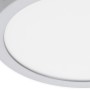 Briloner LED-Deckenlampe Fire, Ø 30cm, Chrom matt, für Bad-Deckenmontage.