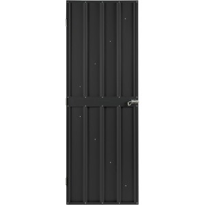 Globel Schwingtür-Kit 2 für Metallgerätehäuser, anthrazitfarbene Zusatztür.