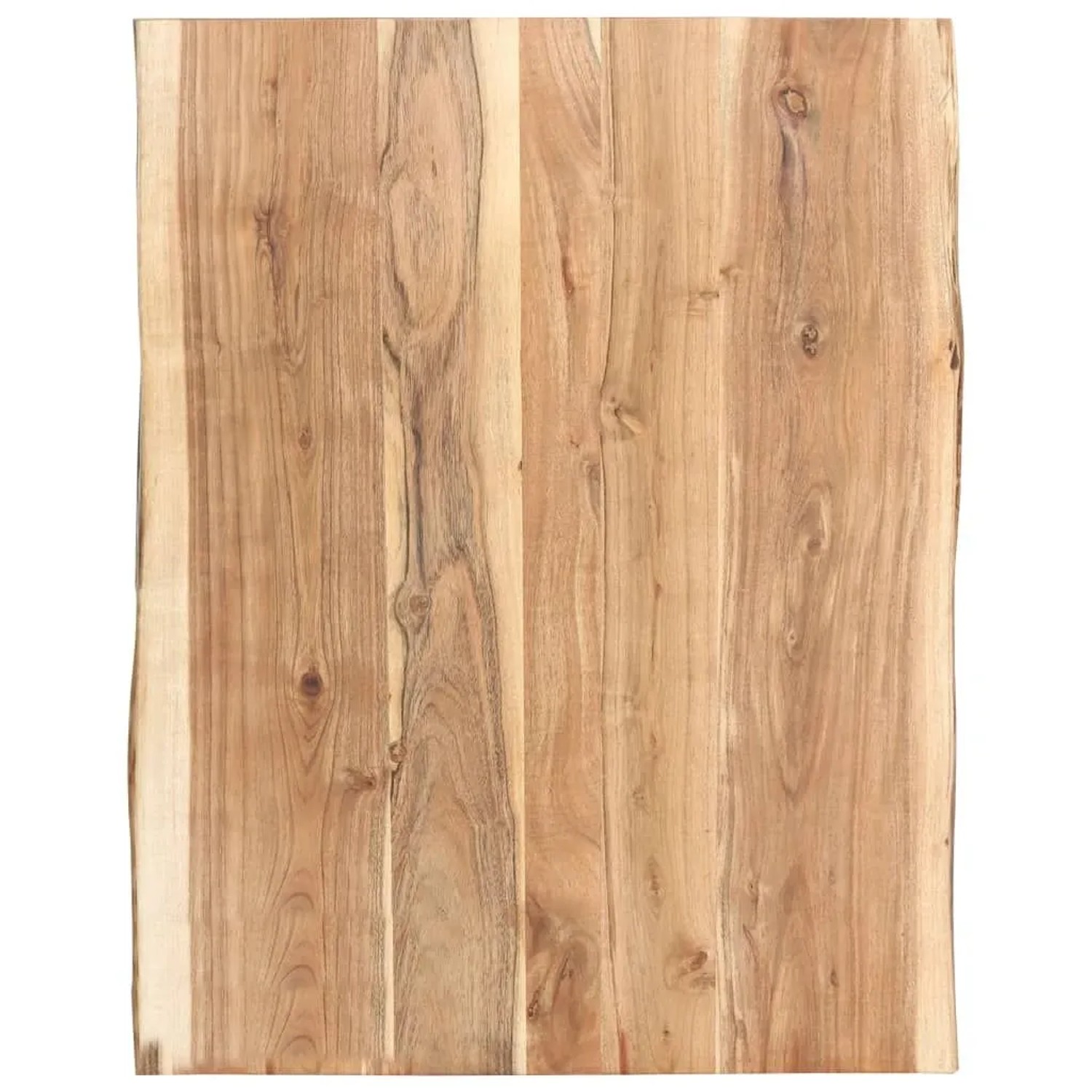 vidaXL Tischplatte Massivholz Akazie 80x50-60x3,8 cm 286330