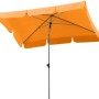 Schneider Balkonschirm Locarno, 180x120 cm, Mandarine. Rechteckiger Sonnenschirm mit Knickfunktion.