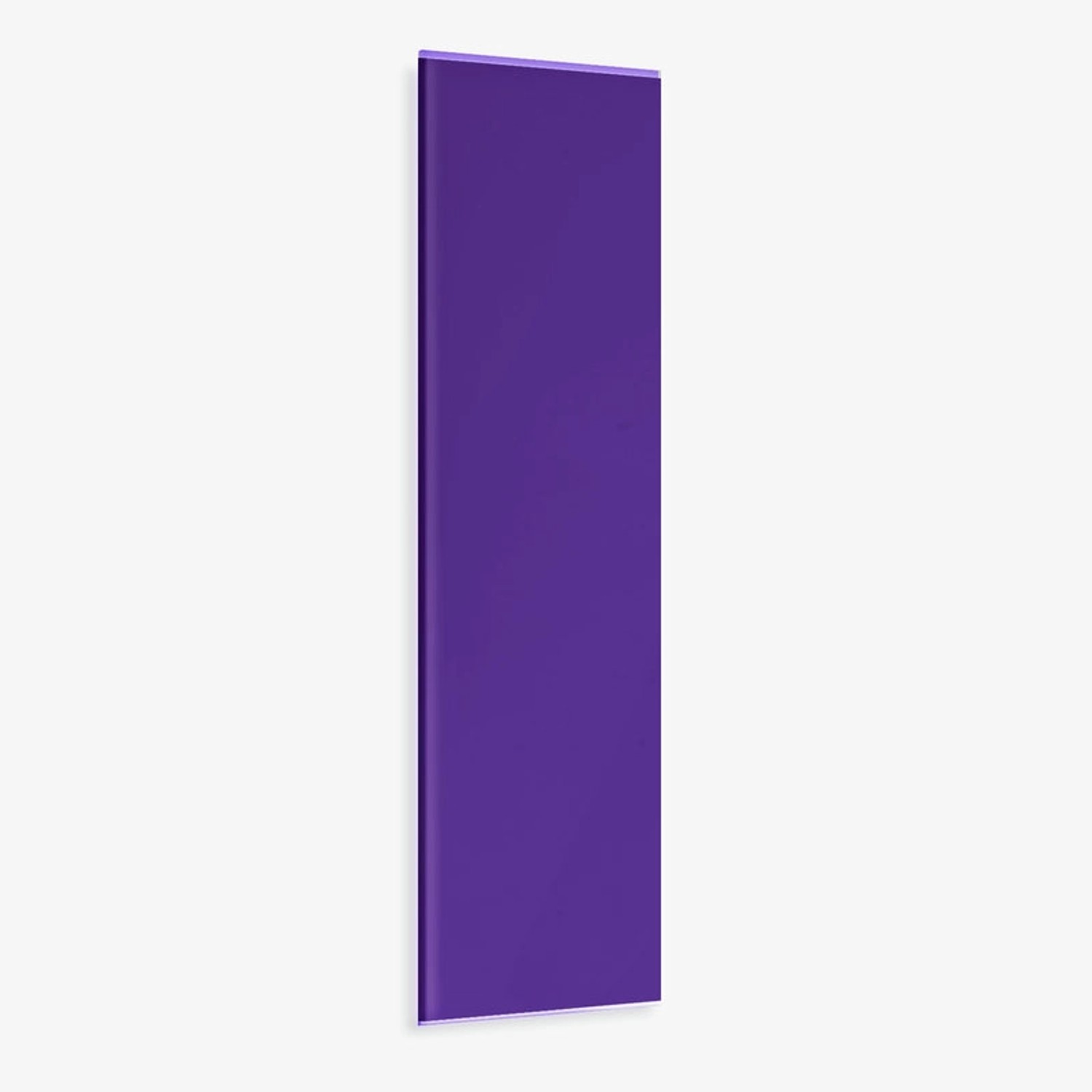 KARAT Glasboard Magnettafel Universal Einsetzbar Aubergine 20 x 60 cm