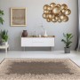 MeGusta Flachflor Teppich Paula, 120x170 cm, braun-creme, im Wohnraum.