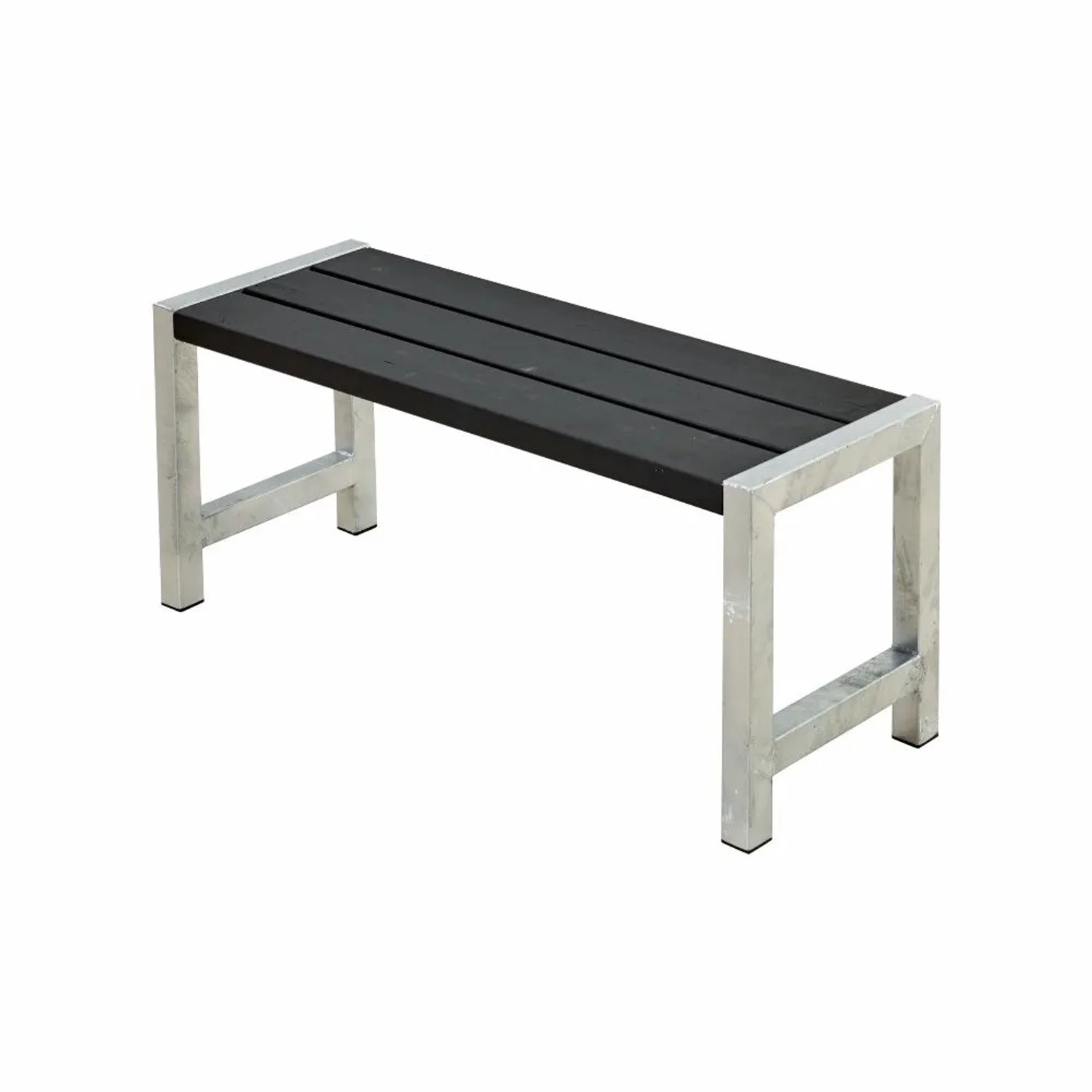 PLUS Gartenbank 127 cm Schwarz