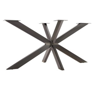 SOTECH SPIDER KD Tischgestell 1500 x 780 x 710 mm Rohstahl Klar Lackiert Pulverbeschichtet Belastbar Bis 250 kg
