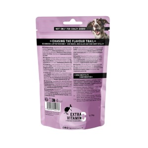 Chewies Fleischstreifen Soft Mini Känguru, 70g Packung. Hunde-Kaustreifen mit Känguru-Fleisch, getreidefrei.