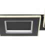 Moderne, dimmbare LED-Deckenleuchte Marian, 2-flammig, schwarz matt mit drehbaren Strahlern.