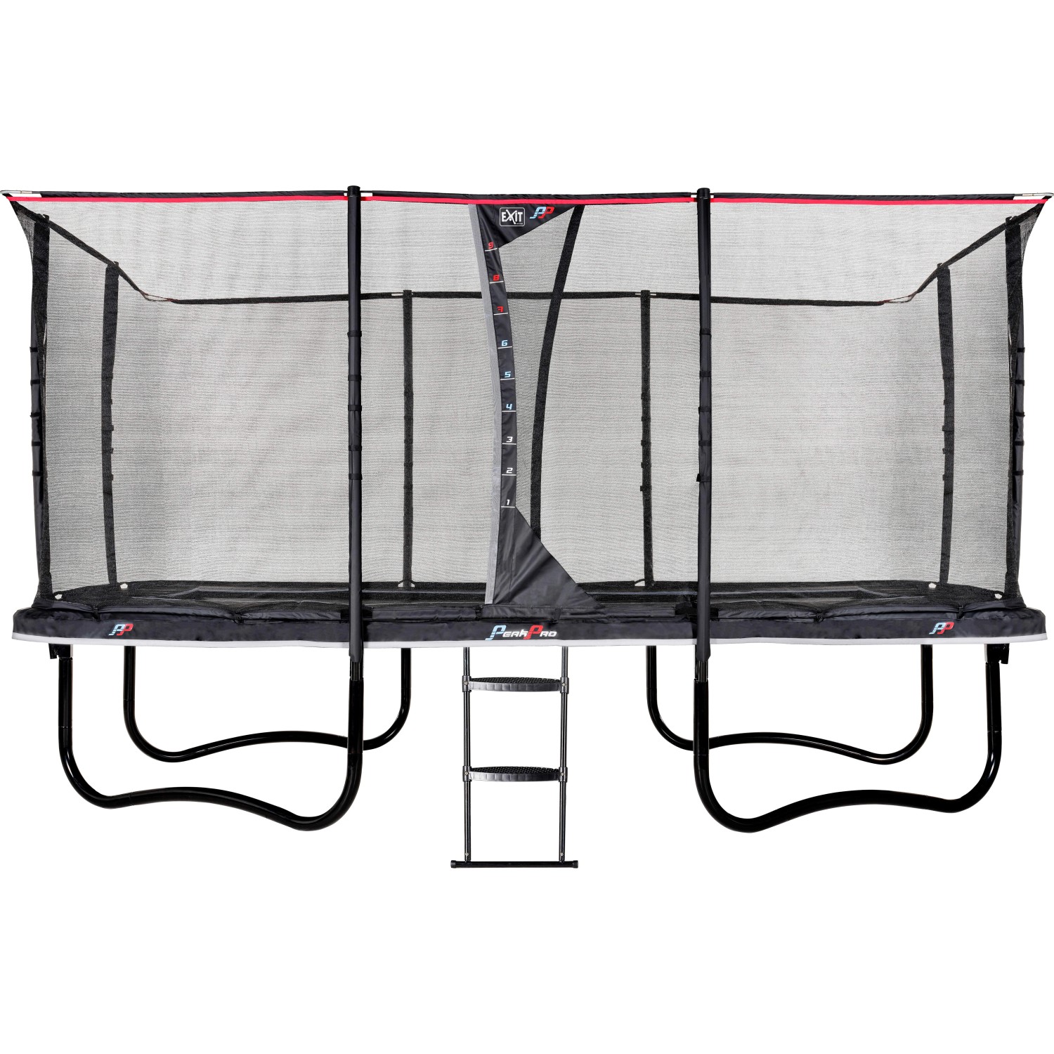 EXIT PeakPro Trampolin 275 cm x 458 cm Schwarz